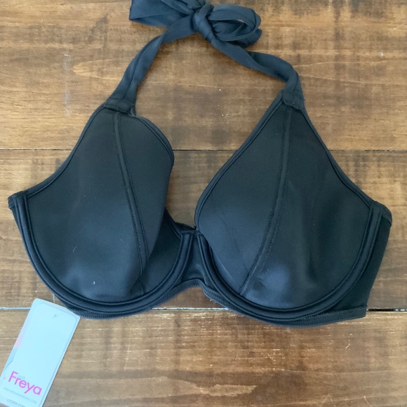 Freya Remix Underwire Halter Bikini Top 32DDD - Picture 2 of 5